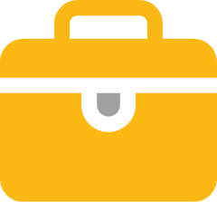An image of a yellow tool box.
